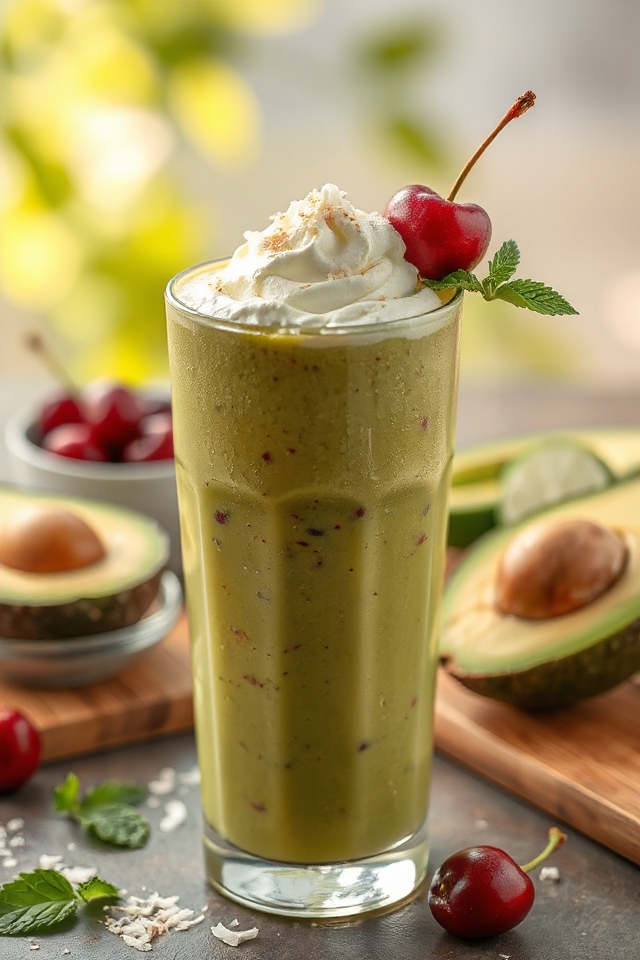avocado cherry smoothie recipe
