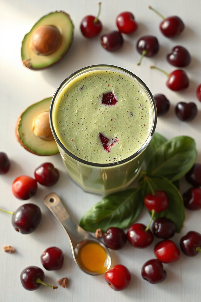 avocado cherry smoothie recipe