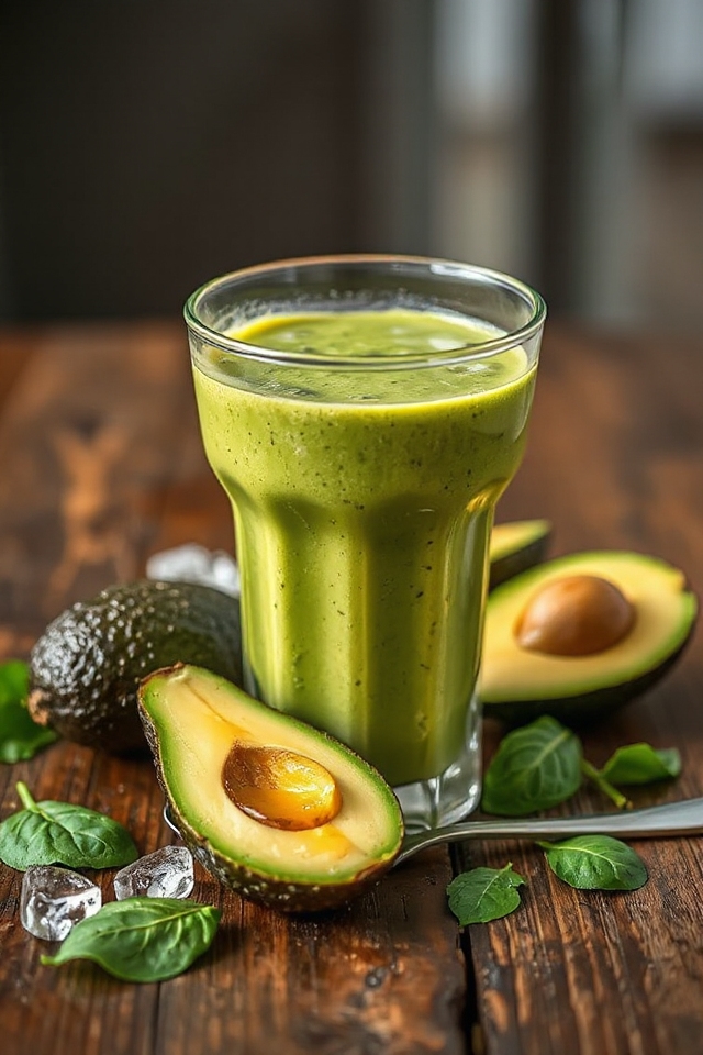 avocado green tea smoothie