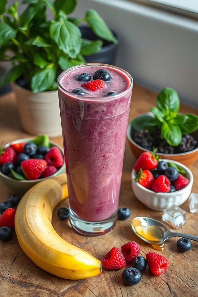 berry banana smoothie recipe
