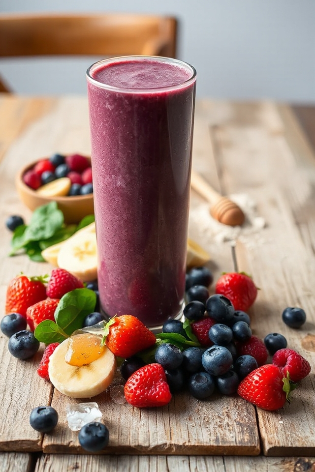 berry protein smoothie recipe