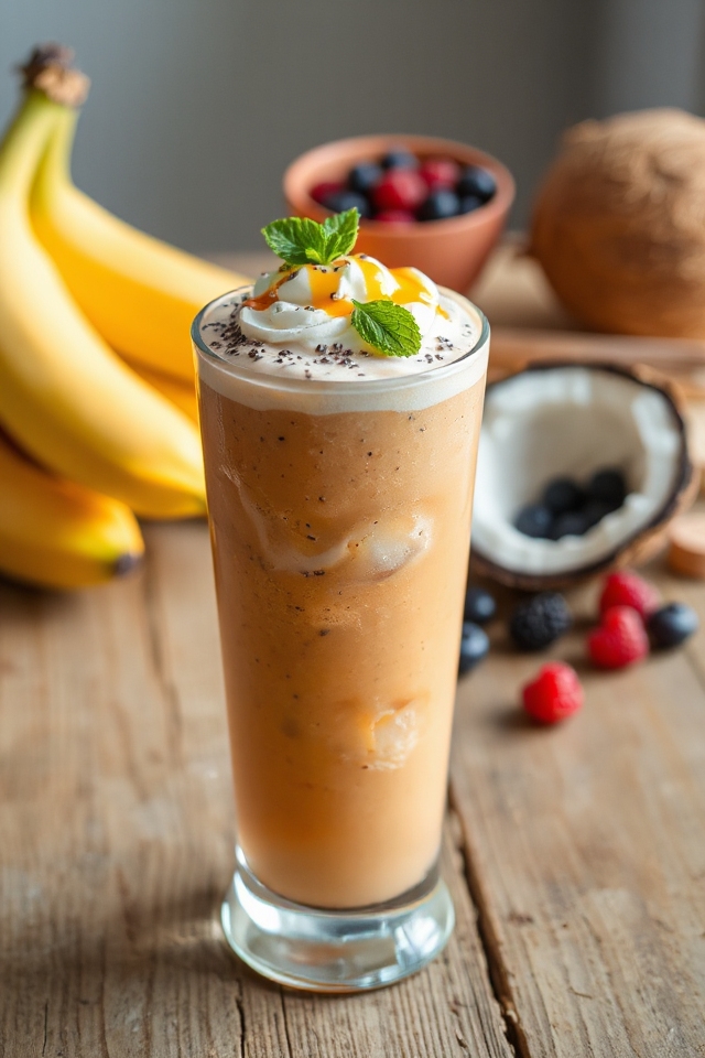 blend fruit yogurt liquid