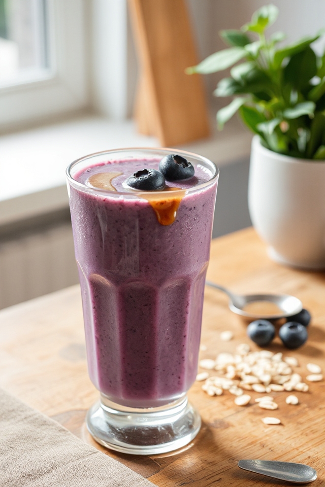 blueberry oat smoothie recipe