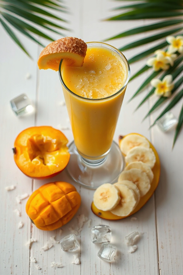creamy tropical fruit blend