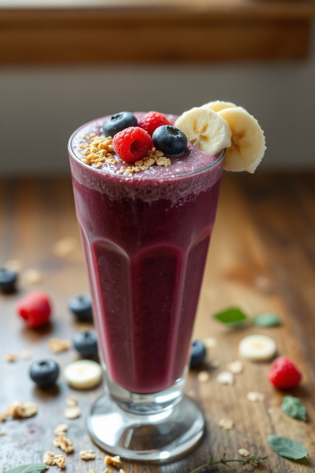 delicious acai berry smoothie