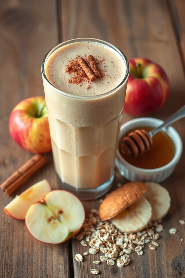 delicious apple pie smoothie