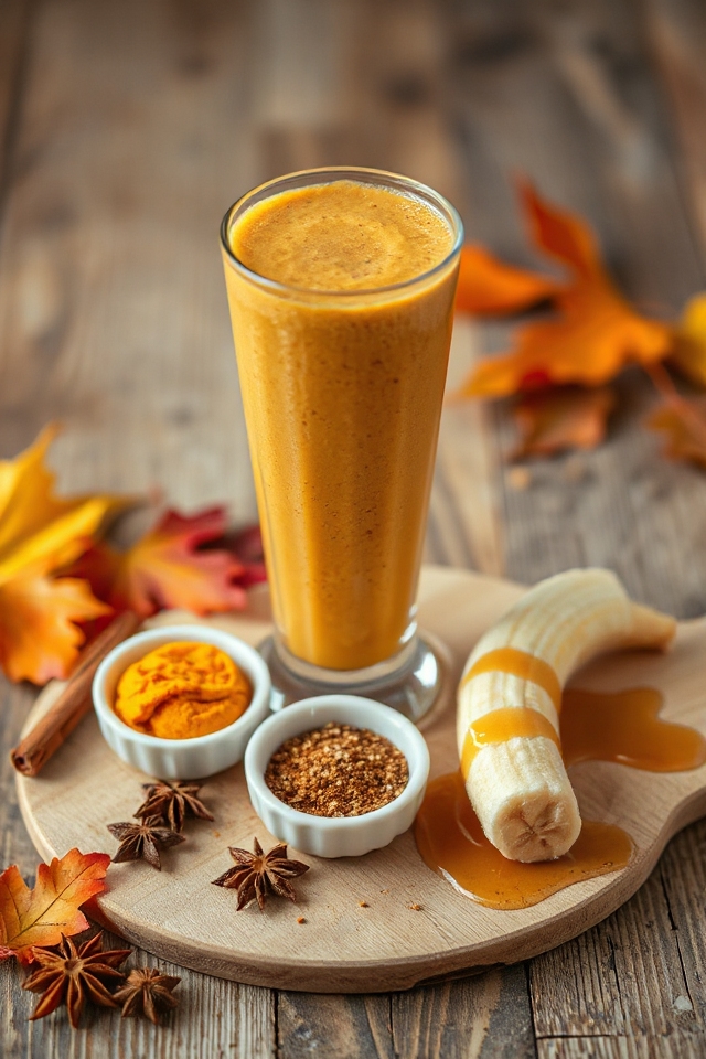 delicious autumn inspired smoothie