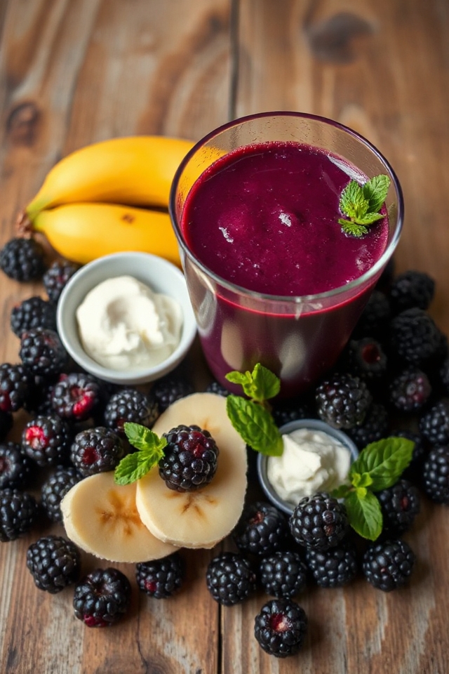 delicious blackberry smoothie recipe