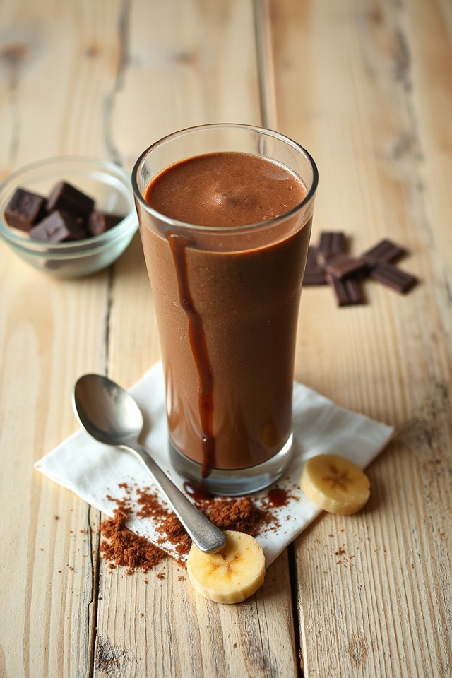 delicious chocolate banana blend