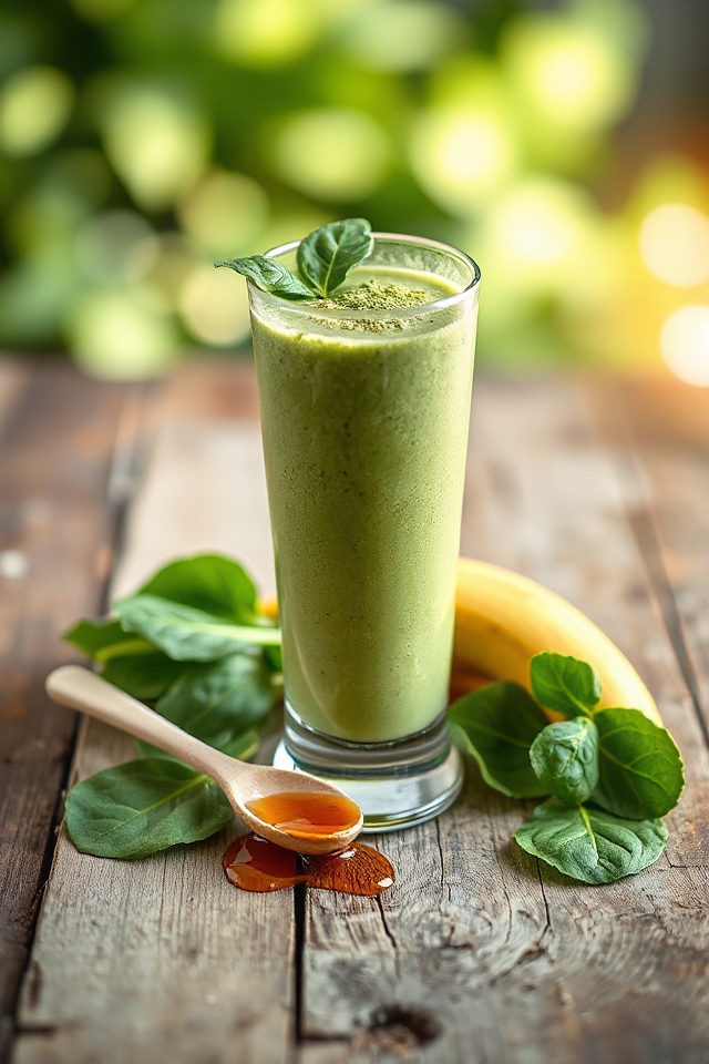 delicious energizing matcha smoothie