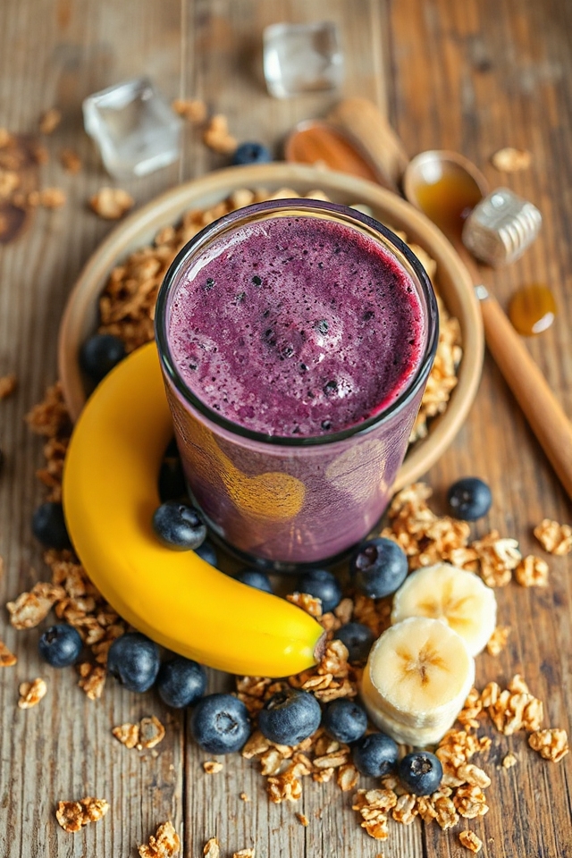 delicious fruity smoothie blend