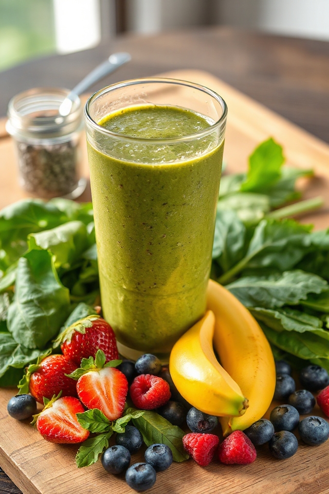 delicious homemade protein smoothie