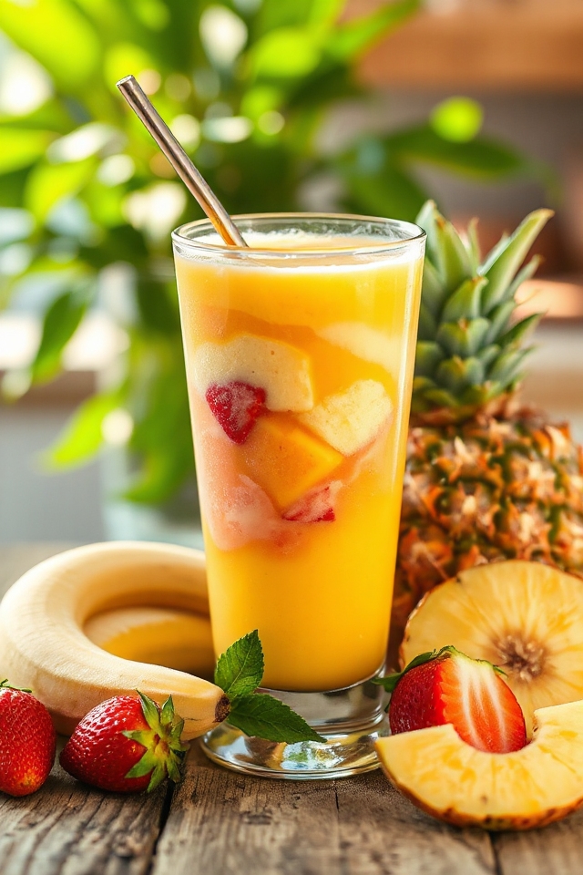 fresh fruit smoothie recipe