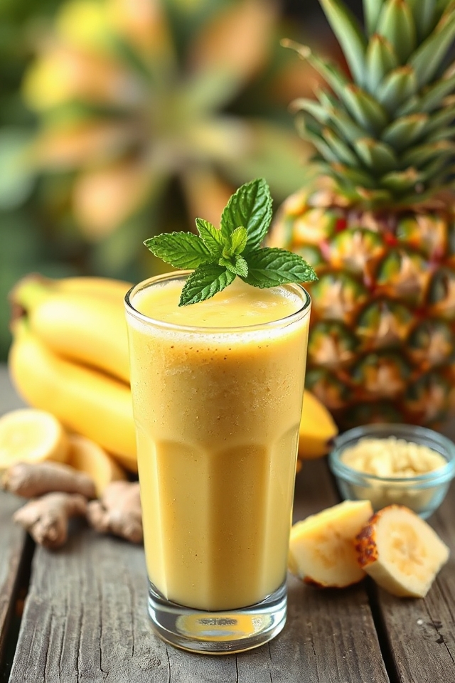 ginger pineapple smoothie recipe