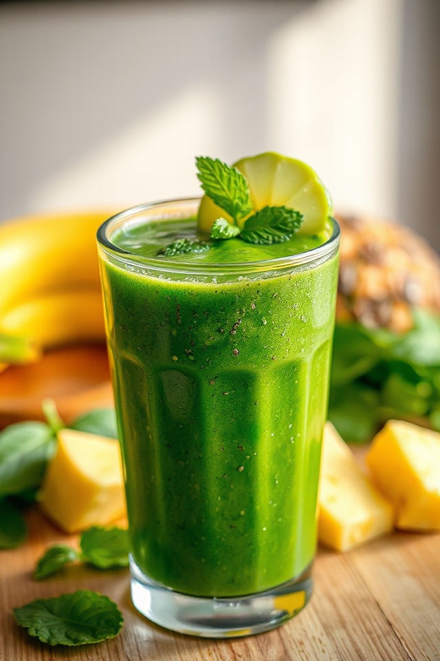 glowing green smoothie recipe