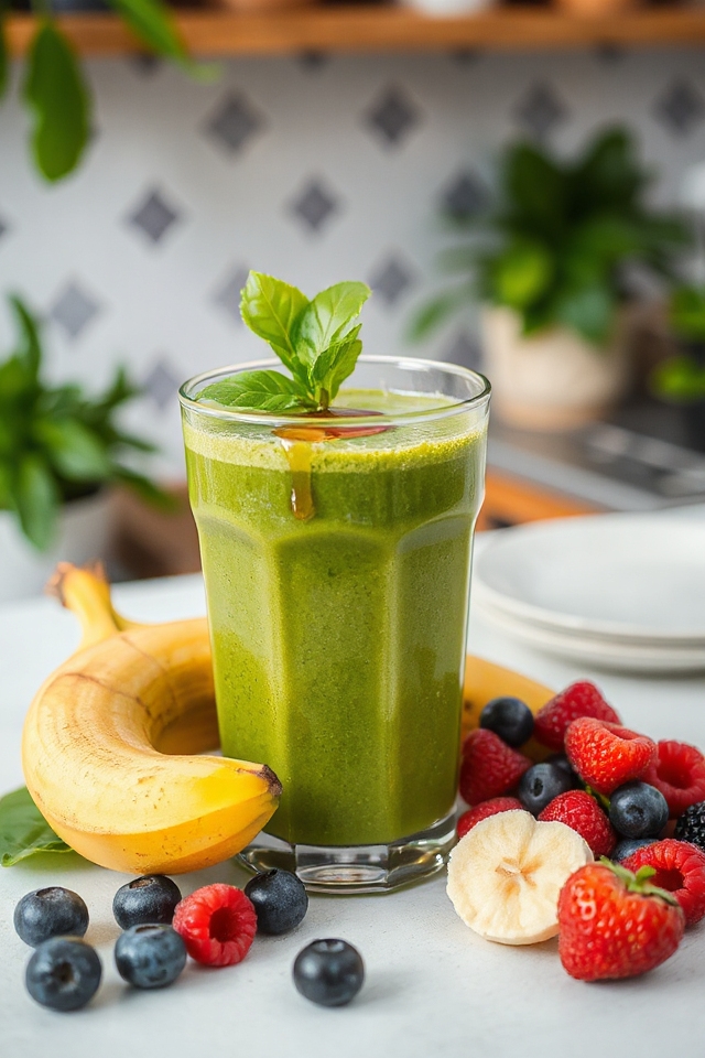 green tea smoothie recipe