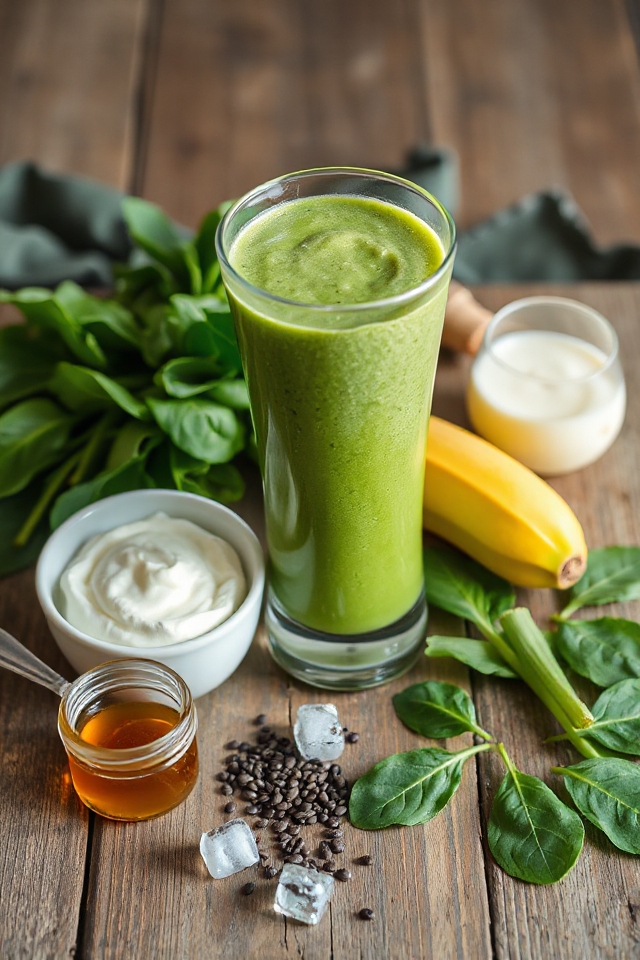 healthy green smoothie blend