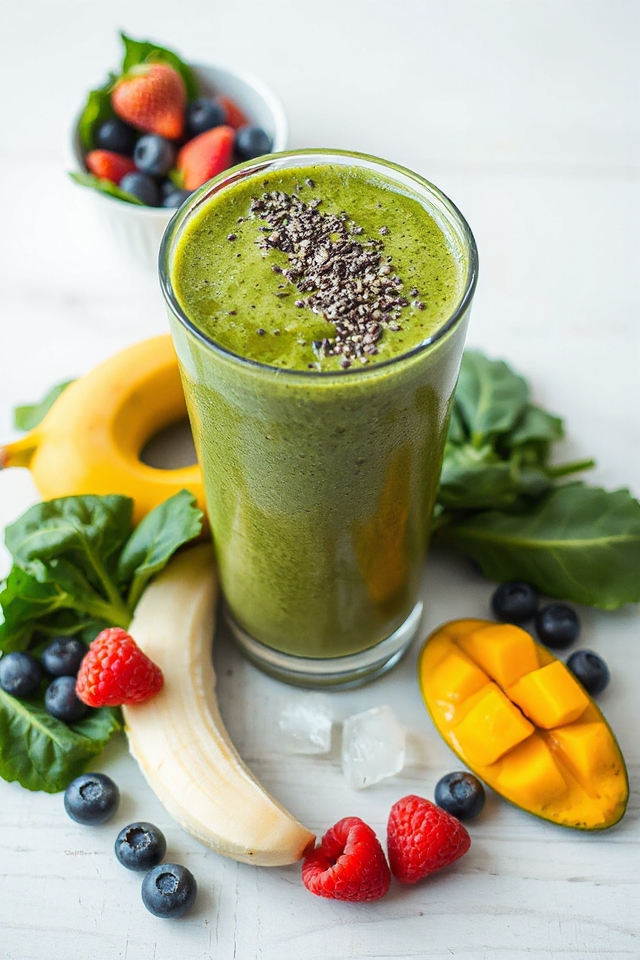healthy green smoothie recipe