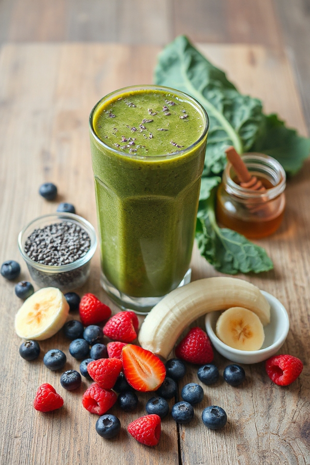 kale and berry blend