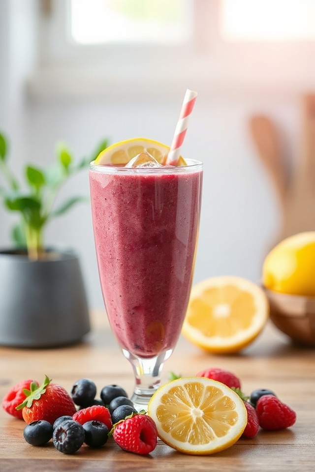 lemon berry smoothie recipe