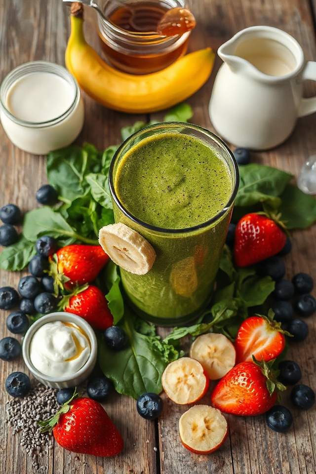 nutritious blended fruit drink