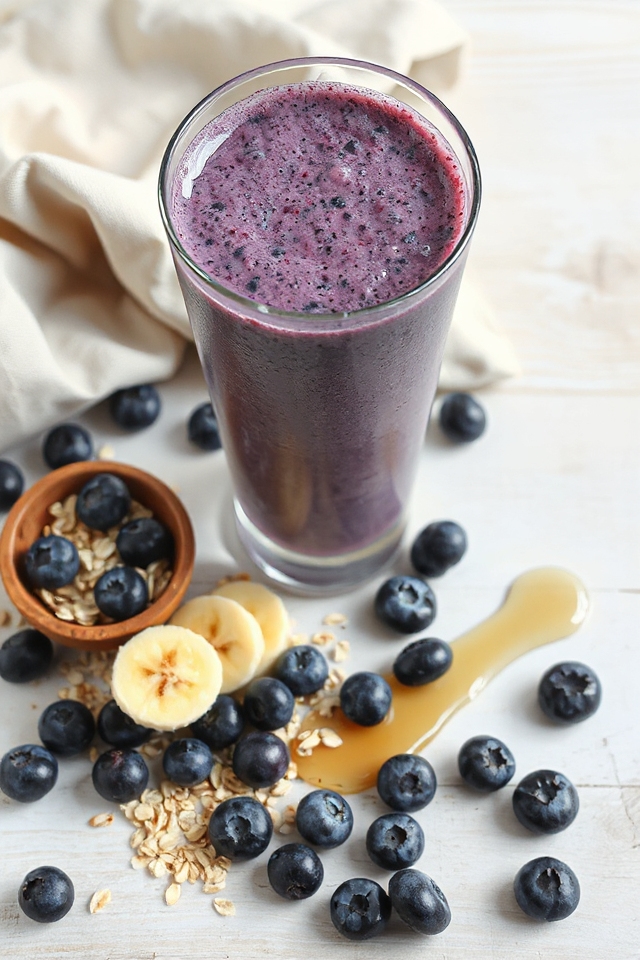 nutritious blueberry oat blend