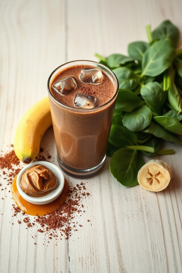 nutritious cocoa blended drink