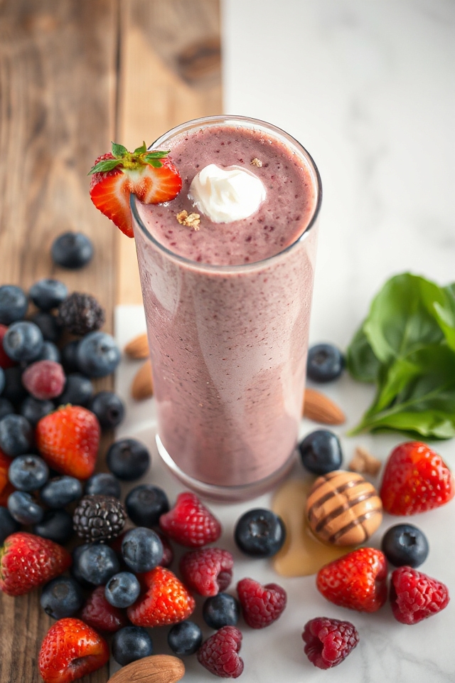nutritious fruit blend drink