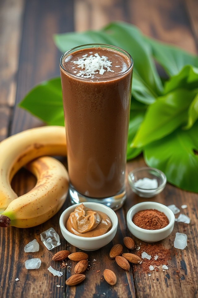 nutty tropical chocolate blend