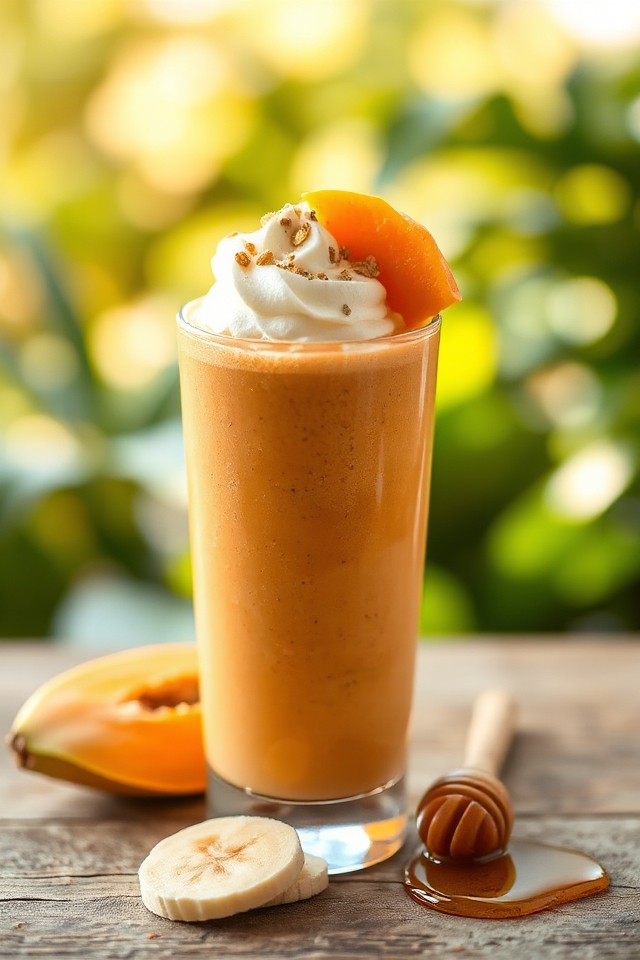 papaya banana yogurt smoothie recipe
