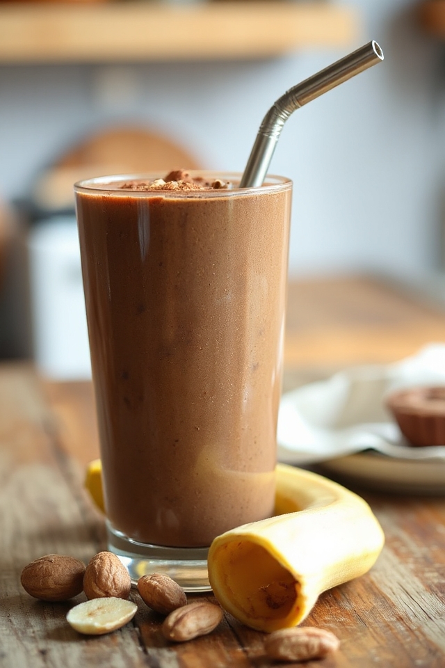 peanut butter chocolate smoothie