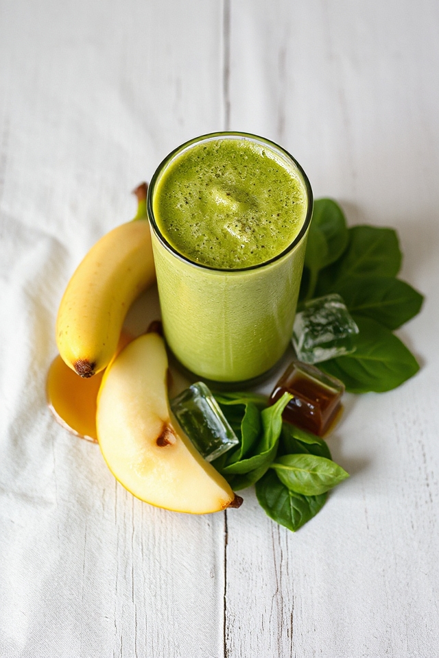 pear and spinach blend