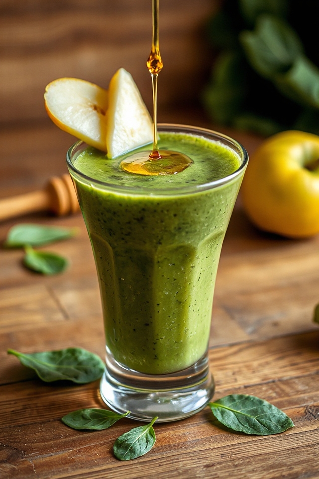 pear spinach smoothie recipe
