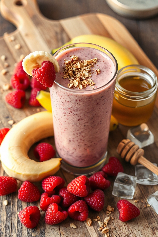 raspberry banana smoothie recipe