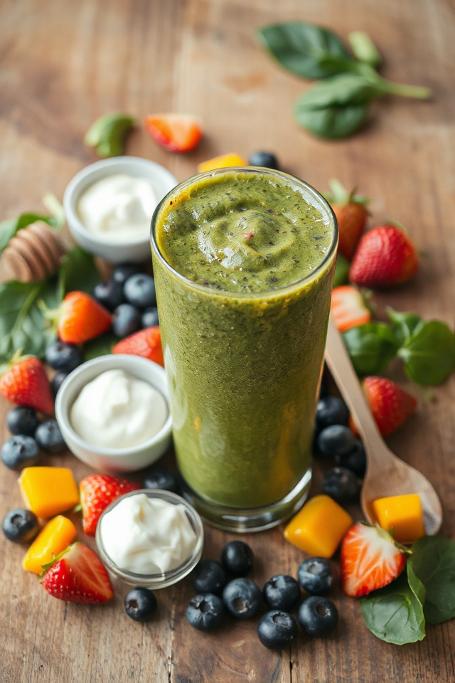 refreshing blended fruit drink