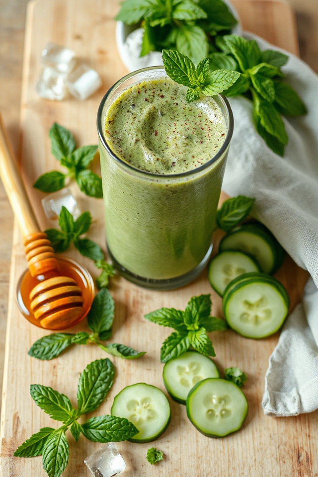 refreshing cucumber mint blend