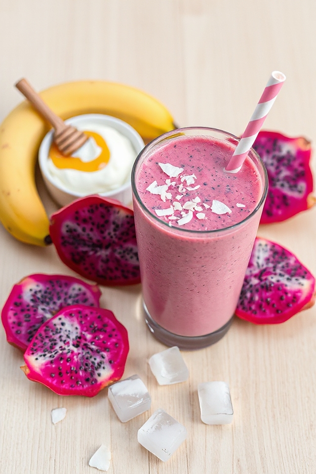 refreshing dragon fruit blend