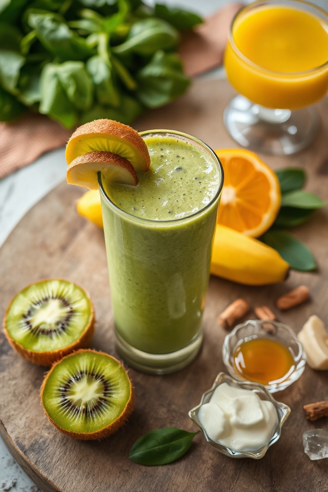 refreshing kiwi fruit blend