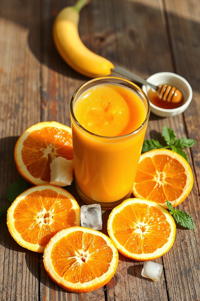 refreshing orange smoothie recipe