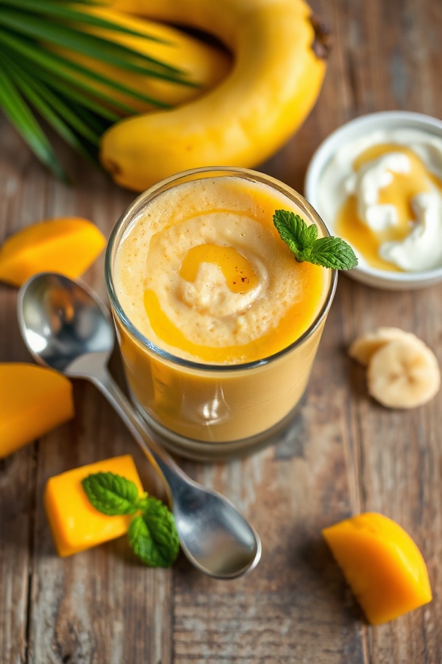 refreshing tropical mango blend