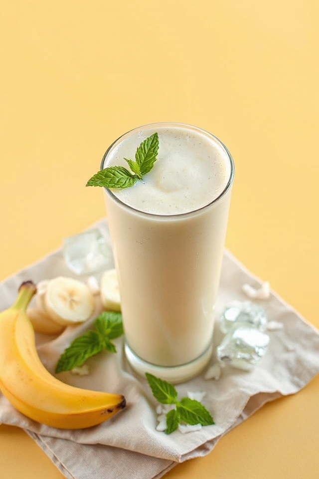 tropical banana coconut blend