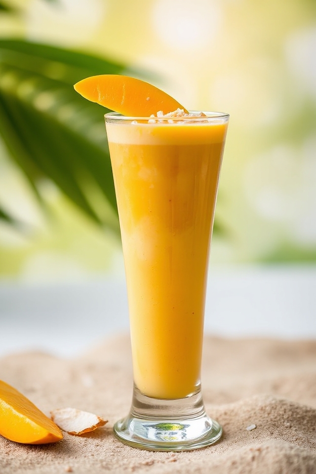 tropical coconut mango delight