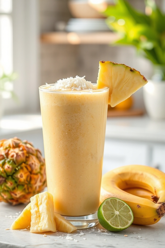 tropical pina colada smoothie recipe