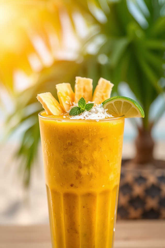 tropical smoothie recipe instructions