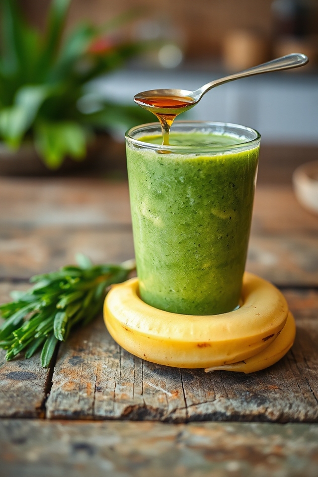 wheatgrass banana smoothie recipe